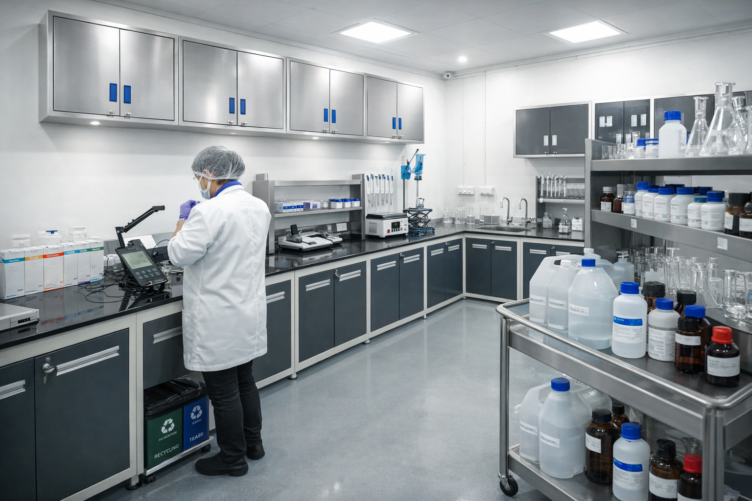 PRIIS laboratory testing and analysis area